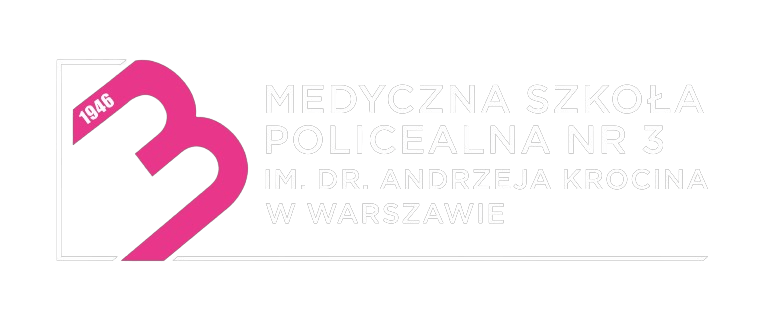 Logo Medyczna Szkoła Policealna nr 3 im. dr. Andrzeja Krocina w Warszawie